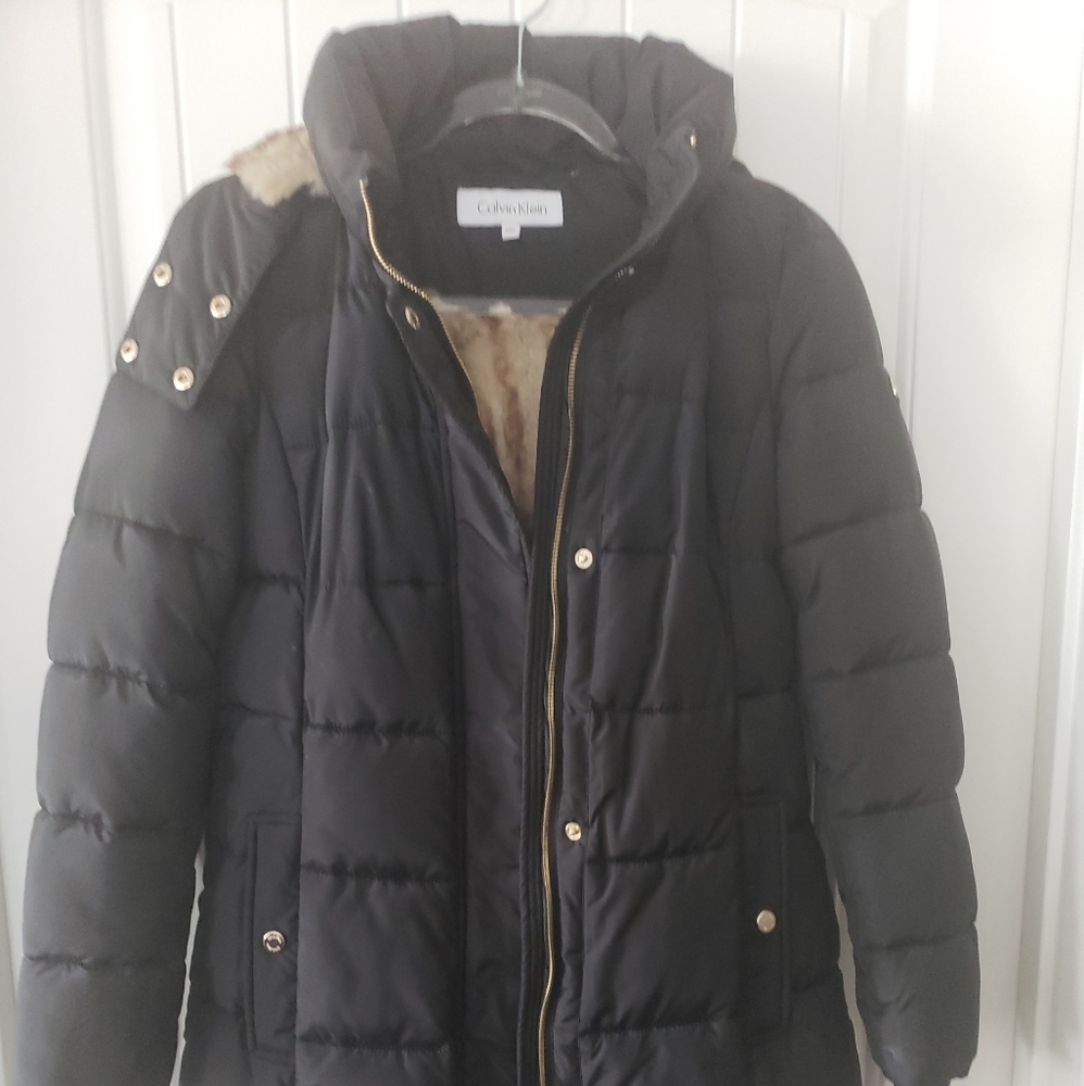 Calvin Klein Women's Hood Jacket Size XXS, Black - Picture 3 of 9